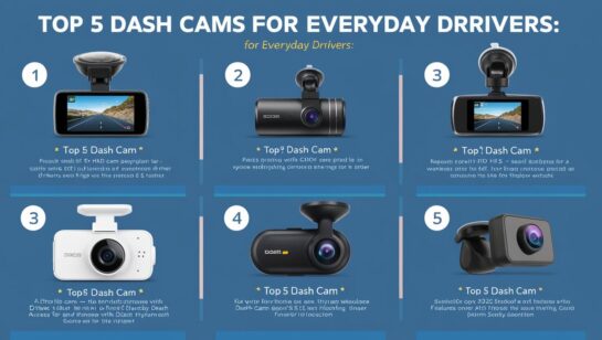 Best 5 Dash Cams for Everyday Drivers in 2023